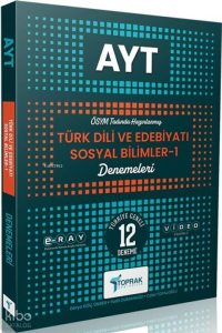 Toprak Yayınları AYT Türk Dili Ve Edebiyatı Sosyal Bilimler-1 Deneme Kitabı