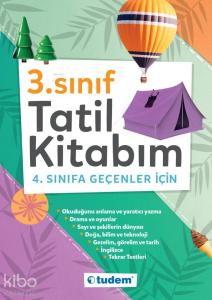 Tudem Yayınları 3. Sınıf Tatil Kitabım (4. Sınıfa Geçenler İçin) Tudem 