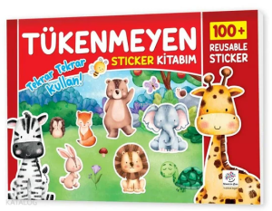 Tükenmeyen Sticker Kitabım -  Tekrar Tekrar Kullanılabilen Sticker