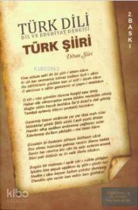 Türk Dili Dil ve Edebiyat Dergisi Türk Şiiri - Divan Şiiri