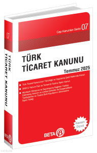 Türk Ticaret Kanunu Cep Serisi 2025