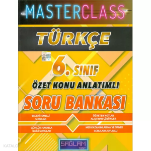 Türkçe 6.Sınıf Özet Konu Anlatımlı Soru Bankası