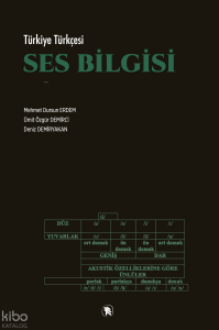 Türkiye Türkçesi Ses Bilgisi