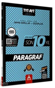 TYT AYT Paragraf Son 10 Yıl Soru Ve Çözümleri A Yayınları