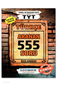 TYT Türkçe Aranan 555 Soru Bankası