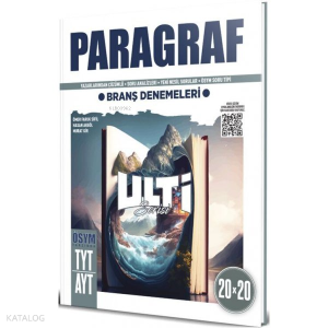 Ulti Yayınları TYT AYT Paragraf Ulti Serisi Branş Denemeleri