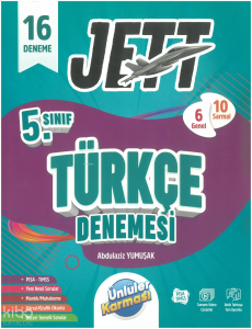 Ünlüler Karması 5. Sınıf Jett Türkçe 16 Deneme Seti