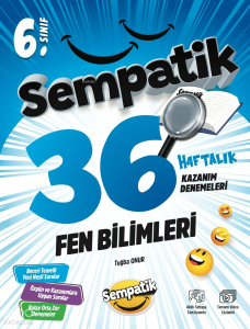 Ünlüler Karması 6.Sınıf Fen Bilimleri 36 Haftalık Kazanım Denemeleri