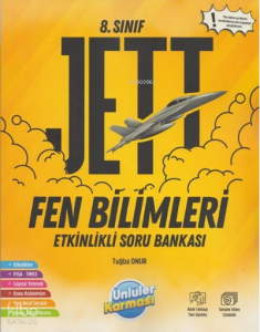 Ünlüler Karması 8. Sınıf Jett  Fen Bilimleri Etkinlikli Soru Bankası (Yeni)