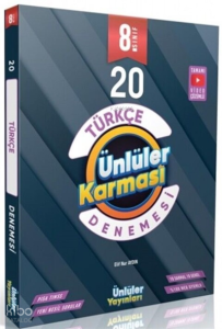 Ünlüler Karması 8. Sınıf Türkçe 20 Deneme