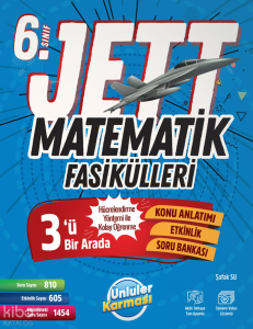 Ünlüler Karması Yayınları   6.Sınıf Jett Matematik Fasiküller Soru Bankası