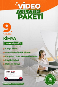 Vaf 09.Sınıf Aktivasyon Kartı Kimya - 2022