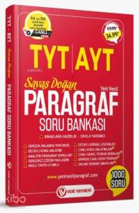 Veri Yayınevi 2020 TYT AYT Yeni Nesil Paragraf Soru Bankası