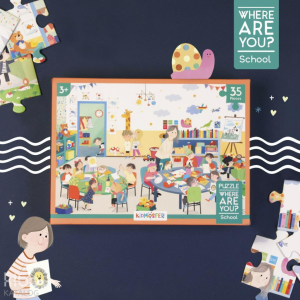 Where Are You Serisi / Neredesin – Okul Puzzle (Yapboz) 35 Parça