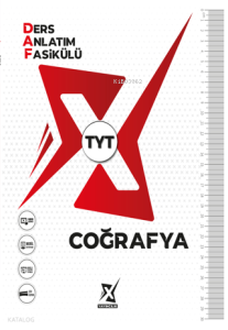 X Yayıncılık TYT Coğrafya Ders Anlatım Fasikülü (DAF)
