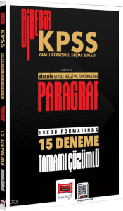 Yargı Yayınevi 2026 Birebir KPSS Paragraf Tamamı Çözümlü 15 Deneme Sınavı