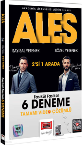 Yargı Yayınları 2026 ALES Sayısal Yetenek - Sözel Yetenek Fasikül Fasikül Tamamı Video Çözümlü 6 Deneme