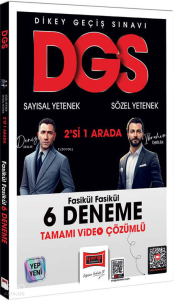 Yargı Yayınları 2026 DGS Sayısal Yetenek - Sözel Yetenek Fasikül Fasikül Tamamı Video Çözümlü 6 Deneme