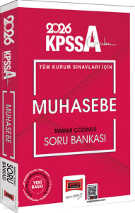 Yargı Yayınları 2026 KPSS-A Grubu Tüm Kurum Sınavları İçin Muhasebe Tamamı Çözümlü Soru Bankası