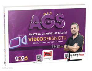 Yargı Yayınları 2026 MEB-AGS Anayasa ve Mevzuat Bilgisi Video Ders Notları