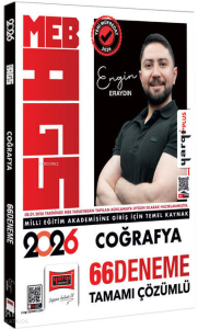 Yargı Yayınları 2026 MEB-AGS Coğrafya Tamamı Çözümlü 66 Deneme