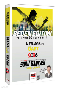 Yargı Yayınları 2026 ÖABT MEB-AGS Beden Eğitimi ve Spor Öğretmenliği Tamamı Çözümlü Soru Bankası