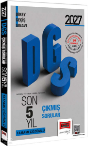 Yargı Yayınları 2027 DGS Sayısal-Sözel Yetenek Tamamı Çözümlü Son 5 Yıl Çıkmış Sorular