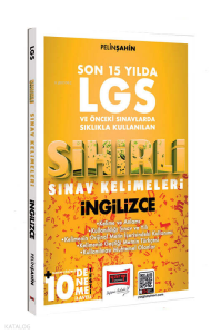 Yargı Yayınları 8.Sınıf LGS Son 15 Yılda Sıklıkla Kullanılan Sihirli Sınav Kelimeleri İngilizce