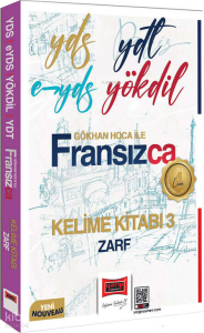 Yargı Yayınları YDS YDT E-YDS YÖKDİL Fransızca Kelime Kitabı 3 Zarf