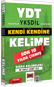 Yargı Yayınları YDT YKSDİL Kendi Kendine Kelime Son 10 Yılda Çıkmış Sınav Kelimeleri Renkli Çevirili