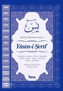 Yasin-i Şerif (Cep Boy); Kolay Okunan Hatlı, Fihristli