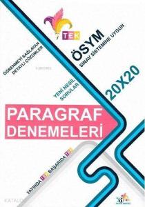 Yayın Denizi Yayınları ÖSYM Sistemine Uygun TEK Paragraf 20x20 Deneme Yayın Denizi 