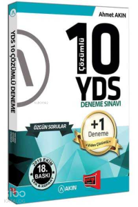 YDS 10 +1 Çözümlü Özgün Deneme Sınavı