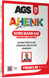 Yediiklim 2027 AGS Ahenk Serisi Gelişim Psikolojisi , Öğrenme Psikolojisi ve Rehberlik Tamamı Çözümlü Soru Bankası