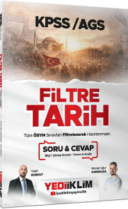 Yediiklim Yayınları 2026 KPSS AGS Filtre Tarih Soru Cevap