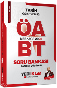 Yediiklim Yayınları 2026 MEB AGS ÖABT Tarih Öğretmenliği Konu Anlatımı
