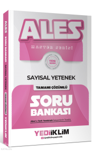 Yediiklim Yayınları 2027 ALES Sayısal Yetenek Tamamı Çözümlü Soru Bankası