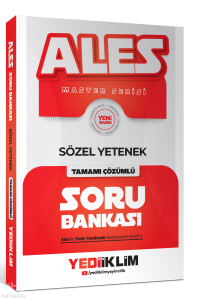 Yediiklim Yayınları 2027 ALES Sözel Yetenek Tamamı Çözümlü Soru Bankası