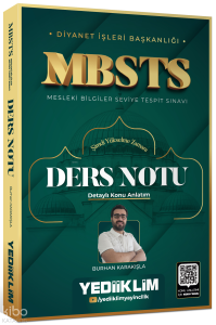 Yediiklim Yayınları Diyanet İşleri Başkanlığı  MBSTS Ders Notu