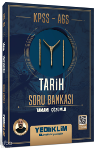 Yediiklim Yayınları KPSS AGS Tarih Tamamı Çözümlü Soru Bankası