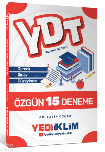 Yediiklim Yayınları YDT 15 Özgün Deneme