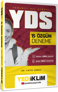 Yediiklim YDS 15 Özgün Deneme Tamamı Video Çözümlü