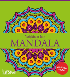 Yetişkinler İçin Mandala - Yeşil