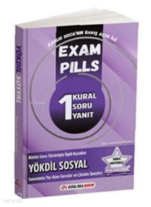YÖKDİL Sosyal Exam Pills 1 Kural Soru Yanıt Dijital Hoca Akademi