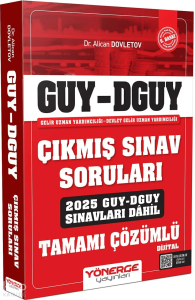 Yönerge Yayınları 2026 GUY DGUY Gelir Uzman Yardımcılığı Çıkmış Sınav Soruları