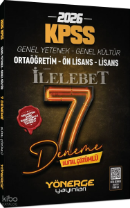 Yönerge Yayınları 2026 KPSS Genel Yetenek Genel Kültür İlelebet 7 Deneme