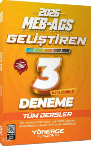 Yönerge Yayınları 2026 MEB-AGS Tüm Dersler Geliştiren 3 Deneme Çözümlü