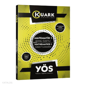 YÖS Matematik 1 Konu Özetli