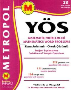 YÖS Matematik Problemleri Konu Açıklamalı Örnek Çözümlü