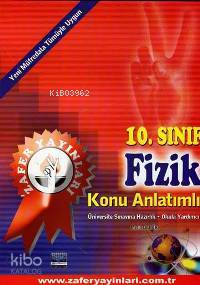 Zafer Yayınları 10. Sınıf Fizik Konu Anlatımlı Zafer 